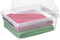 Sunware - Q-line opbergbox 25L transparant metaal - 50 x 40 x 18 cm