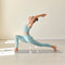 SMUG Yogamat - 4mm Dikte Antislip Sportmat - Duurzaam TPE materiaal Pilates en Fitness Matje - 183 x 61 x 0.4 cm - Grijs