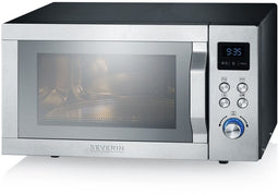 Severin MW 7775 - Combimagnetron - 30 liter - Zilver