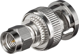 Goobay 11855 - SMA (m) - BNC (m) adapter - Zilver