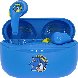 OTL Technologies SEGA Sonic the Hedgehog - TWS Earpods - Bluetooth 5.3 - Blauw