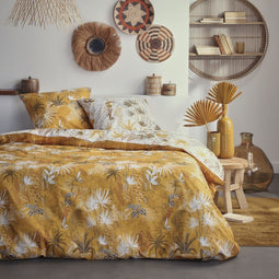 TODAY Crazy - Tweepersoonsbedset - Dekbedovertrek 220x240 cm + 2 kussenslopen - Geel (2 stuks)