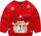 DearDeer® Kersttrui - Jacquardgebreid - Katoen 70% - Maat 86 (1-2 jaar)