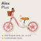 Lionelo Alex Plus - Kinderloopfiets - Verstelbaar zadel & stuur - Roze