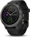 Garmin Vivoactive 3 30,4 mm steen met siliconen bandje zwart