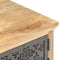 vidaXL - Salontafel - met - deur - 90x50x35 - cm - massief - mangohout