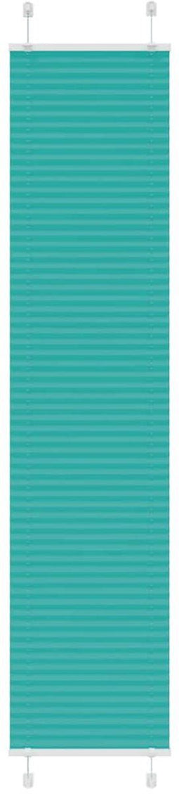 vidaXL - Plissé - rolgordijn - 40x200 - cm - stofbreedte - 39,4 - cm - petrol - groen