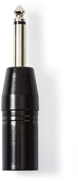 Nedis COTP15942BK - XLR 3-pin naar 6.35mm analoog kabel - Zwart