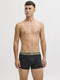 JACK&JONES JACFLOWER - Onderbroek - 3-pack microfiber - Zwart (3-pack)