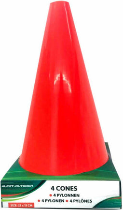 Alert Buitenspel Pionnen Oranje 4 stuks