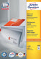 Avery Zweckform 3668 - Universele Etiketten - 52,5 x 21,2 mm permanent klevend - wit (100 vellen)