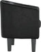 vidaXL - Kuipstoel - PU-leer - zwart - 70 x 56 x 68 cm