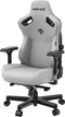 AndaSeat Kaiser 3 - Ergonomische Gamestoel - Magnetisch Nekkussen - Verstelbare Lendensteun - Grijs