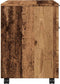 vidaXL - Dossierkast - verrijdbaar - 45x38x54cm - bewerkt - hout - oud - houtkleurig