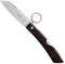 Robert Herder IBEX 80 – Zakmes – Carbonstaal – Gerookt eiken handvat – Ratchet-Lock