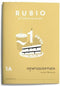 Wiskundeschrift Rubio Nº1A A5 Spaans 20 Lakens (10 Stuks)