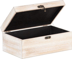 Decoratieve Doos 30 x 18 x 12 cm Rotan DMF Palmboom (2 Stuks)