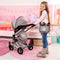 Bayer Design Neo Vario - Combi Poppenwagen - Verstelbare duwstang - Grijs