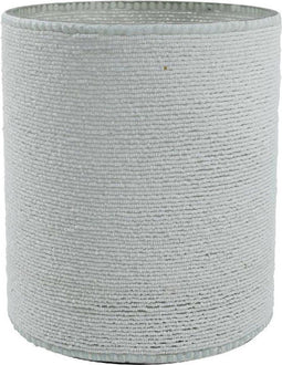 PTMD Yokie Windlicht - 19 x 19 x 23 cm - Glas - Wit