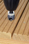 Wolfcraft 2544000 - Voorboor met verzinkboor en dieptestop - 2-in-1 voorboren en verzinken - Ø 3,2-12 mm