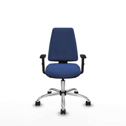 Piqueras y Crespo B1D056N - Bureaustoel - Verstelbare hoogte met armleuning - Marineblauw