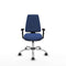 Piqueras y Crespo B1D056N - Bureaustoel - Verstelbare hoogte met armleuning - Marineblauw