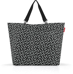 Reisenthel Shopper XL - Strandtas - 35L - Ritssluiting - Signature Black Zwart