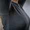 Heatkeeper Thermo - Thermoshirt dames - Ademend - Antraciet - Maat L