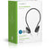 Nedis HPWD1105BK - On-ear koptelefoon met nekband - Ergonomisch en lichtgewicht - Zwart