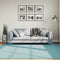 vidaXL - Vloerkleed - OVIEDO - laagpolig - 200x200 - cm - groen