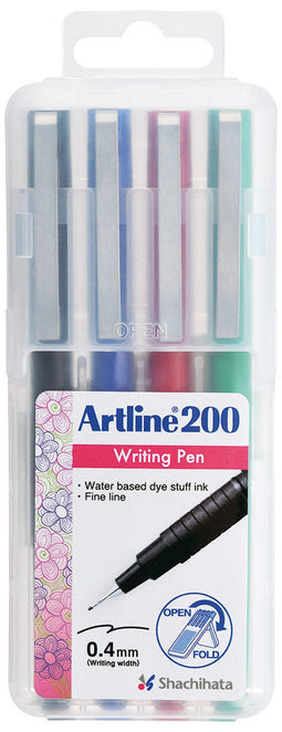 Artline - Fineliner artline 200 rond fijn asssorti