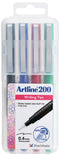 Artline - Fineliner artline 200 rond fijn asssorti
