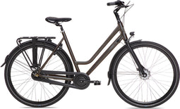 BSP Voyager Aluminium Stadsfiets - Dames - 7 Versnellingen - Donkerbruin