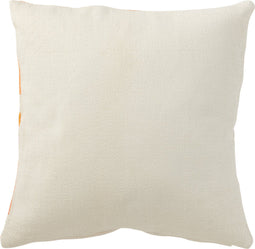 J-Line kussen Papaya - textiel - oranje