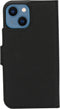 Mobiparts iPhone 13 Mini - Wallet Case - Saffiano motief - Zwart