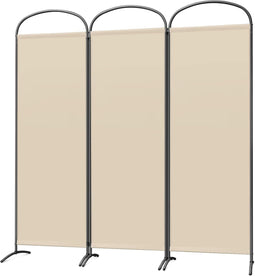 Angel Living Kamerscherm - 3 Panelen - 168 x 182 cm - Inklapbaar - Beige (3 stuks)