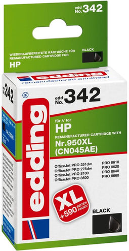 Edding EDD-342 - Cartridges en toners - Hoge afdrukkwaliteit - (3 jaar garantie)