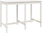 vidaXL Tuintafel 159,5x82,5x110 cm massief grenenhout wit