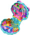 Polly Pocket Glittereiland - Compacte Speelfigurenset - 1 micro-zeemeerminpop en 11 accessoires