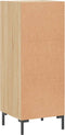vidaXL - Dressoir - 34,5x34x90 - cm - bewerkt - hout - sonoma - eiken