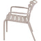Loungestoel Torvi - PP frame - UV resistant - taupe