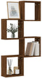 vidaXL - Wandschappen - kubus - 4 - st - 30x15x30 - cm - sonoma - bruin - eikenkleurig