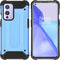 iMoshion Hoesje Geschikt voor OnePlus 9 Hoesje - iMoshion Rugged Xtreme Backcover - Lichtblauw