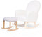 Childhome Voetensteun - Schommelstoel - Comfortabel linnen - Beige