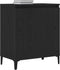 vidaXL - Sideboard - Zwart - eiken - Gegentificeerd - hout - 60 - x - 35 - x - 70 - cm