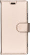 Accezz Hoesje Geschikt voor Huawei P20 Hoesje Met Pasjeshouder - Accezz Wallet Softcase Bookcase - goud