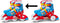 Nickelodeon Paw Patrol Twee in Eén Skate - Verstelbaar - Maat 27-30 - Blauw/Rood - 2 of 3 Wielen - Hiel-Rem