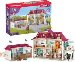 schleich HORSE CLUB Speelfigurenset - Lakeside Paardenboederij - Kinderspeelgoed voor Jongens en Meisjes - 107 Onderdelen - 42551