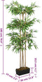 vidaXL - Kunstplant - bamboe - 1216 - bladeren - 180 - cm - groen