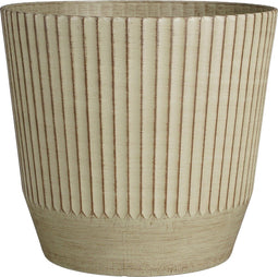 Mica Decorations Rio - Bloempot voor Buiten - H41 x Ø45 cm - Crème